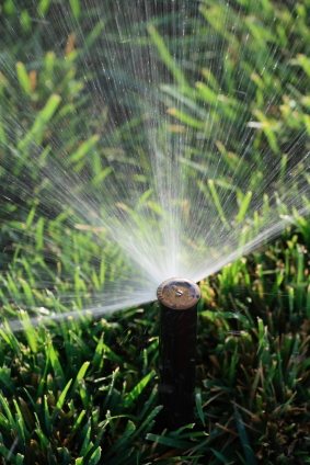 Lawn sprinkler service by Select One Landscape & Irrigation.